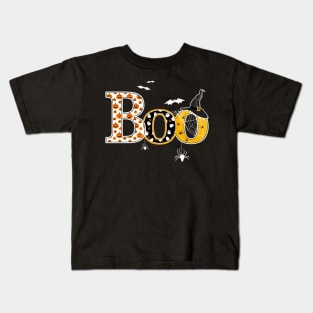 Boo Halloween Shirt, Funny Halloween shirt Kids T-Shirt